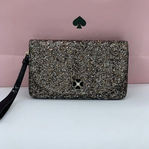 Kate Spade ♠️ Glitter Wristlet NEW Collection
